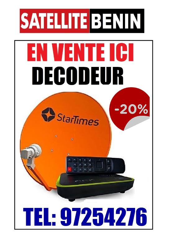 vente installation et reparation des décodeurs  STARTIMES