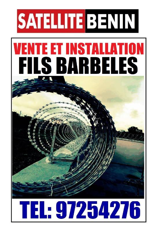 Vente et installation des  Clôtures Électriques et Fils anti intrusion barbelés