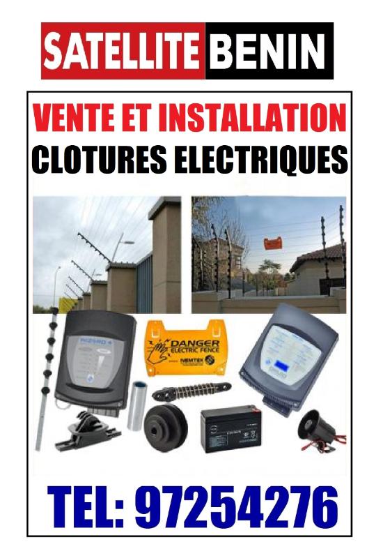Vente et installation des  Clôtures Électriques et Fils anti intrusion barbelés