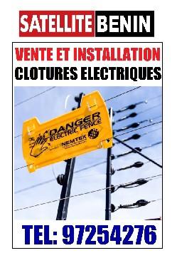 Vente et installation des  Clôtures Électriques et Fils anti intrusion barbelés