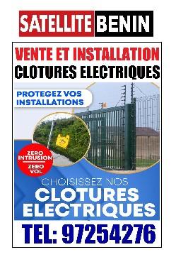 Vente et installation des  Clôtures Électriques et Fils anti intrusion barbelés