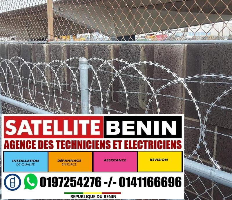 Vente et installation des  Clôtures Électriques et Fils anti intrusion barbelés