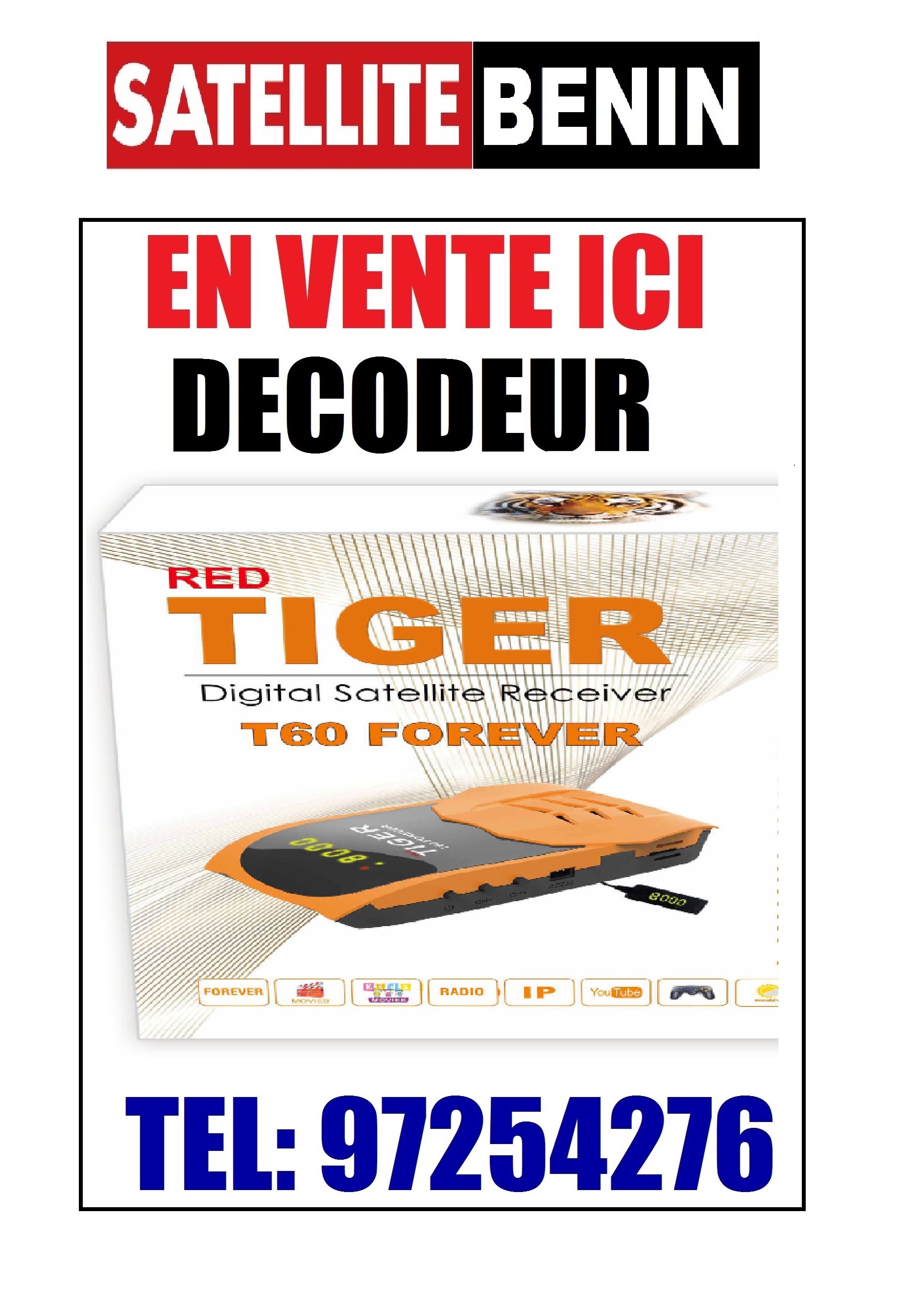Vente et installation des decodeur de toutes les marques avec Box Android