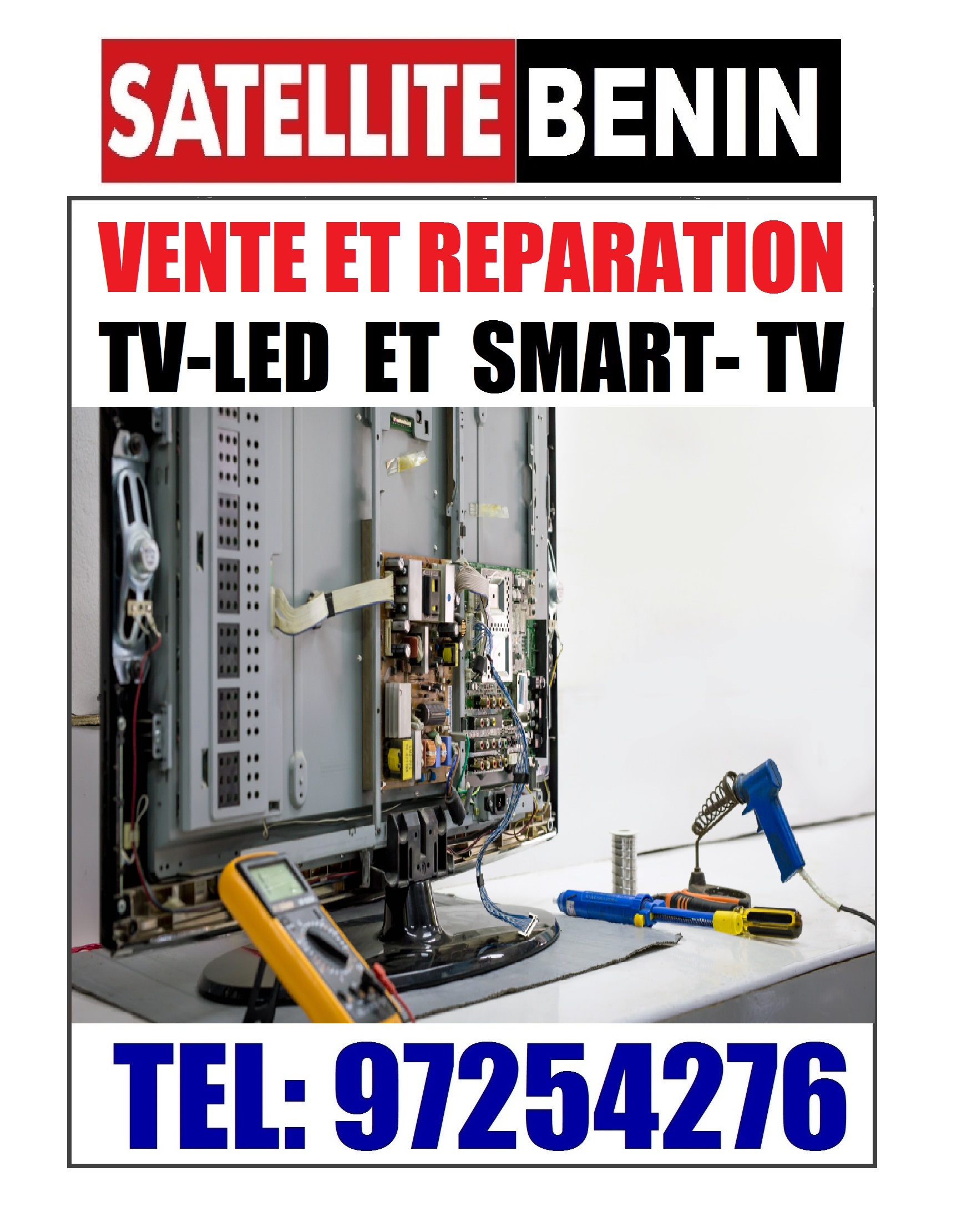Vente et installation des Postes televiseurs de 32 pouces jusqu'a 100 pouces