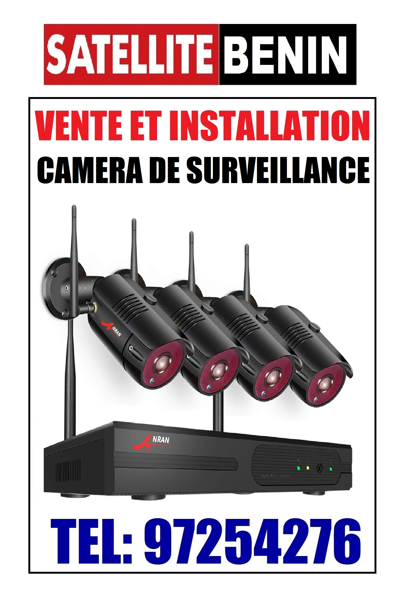 Vente et installation des cameras de toutes les marques