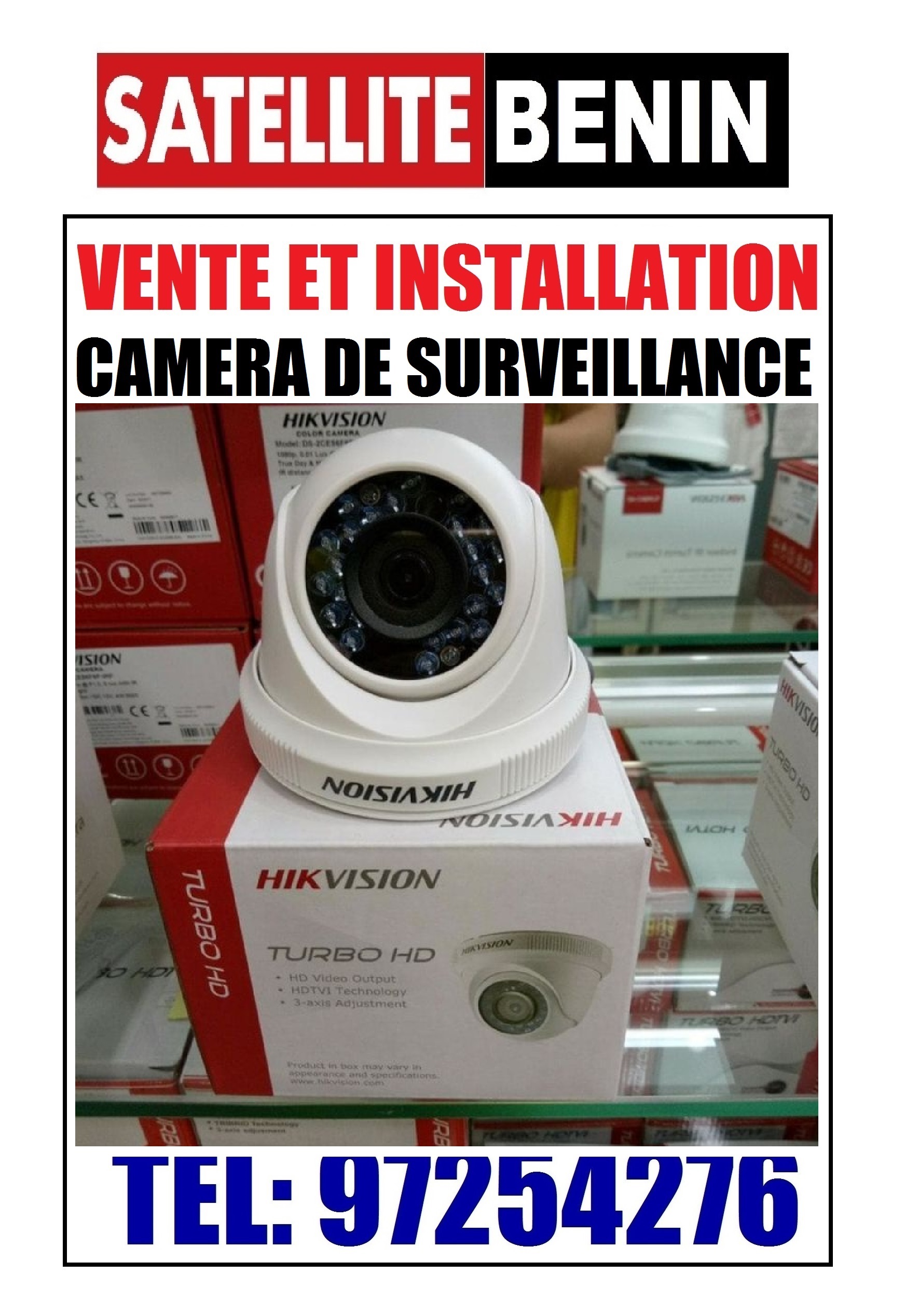 Vente et installation des cameras de toutes les marques