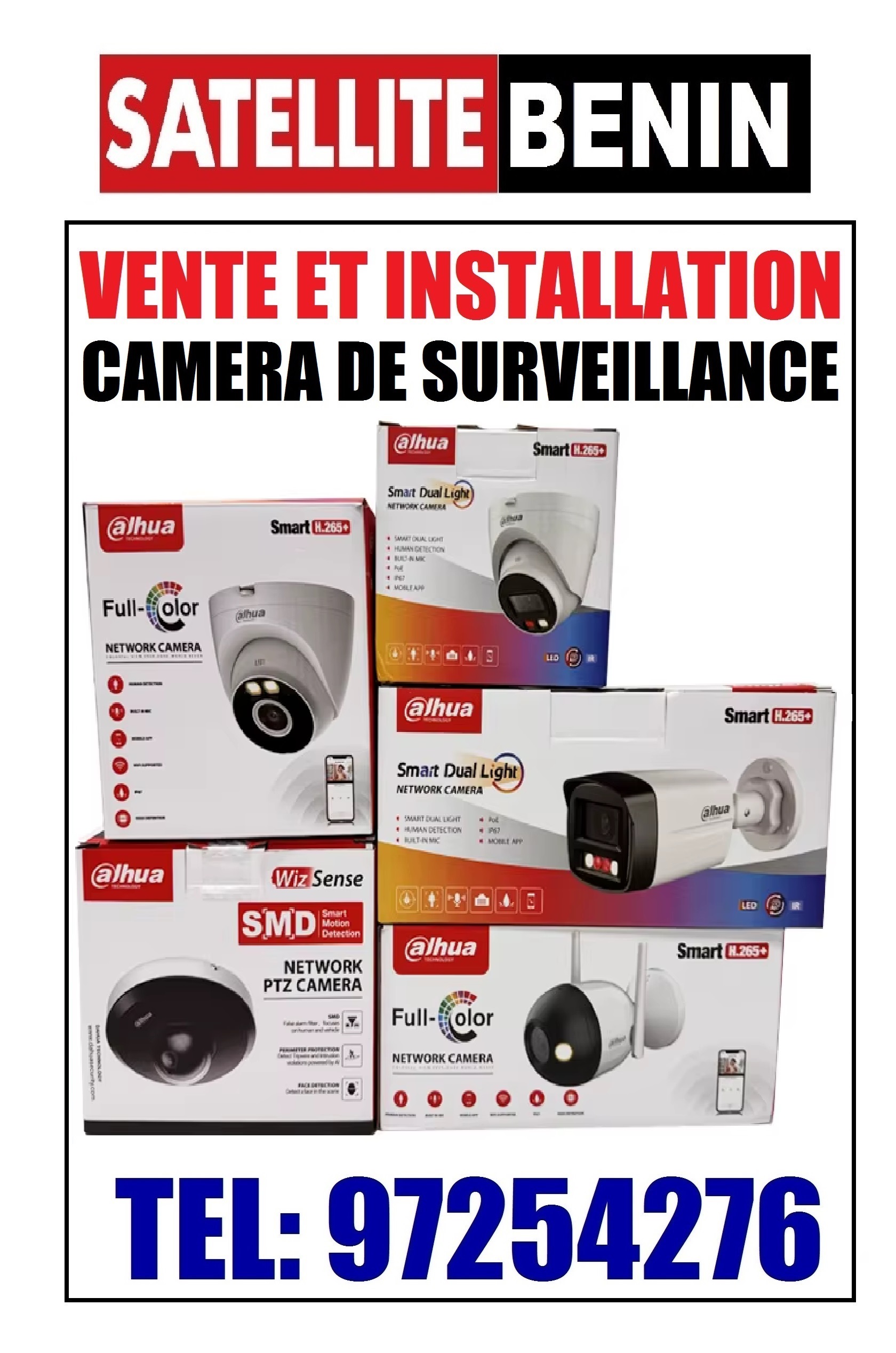 Vente et installation des cameras de toutes les marques