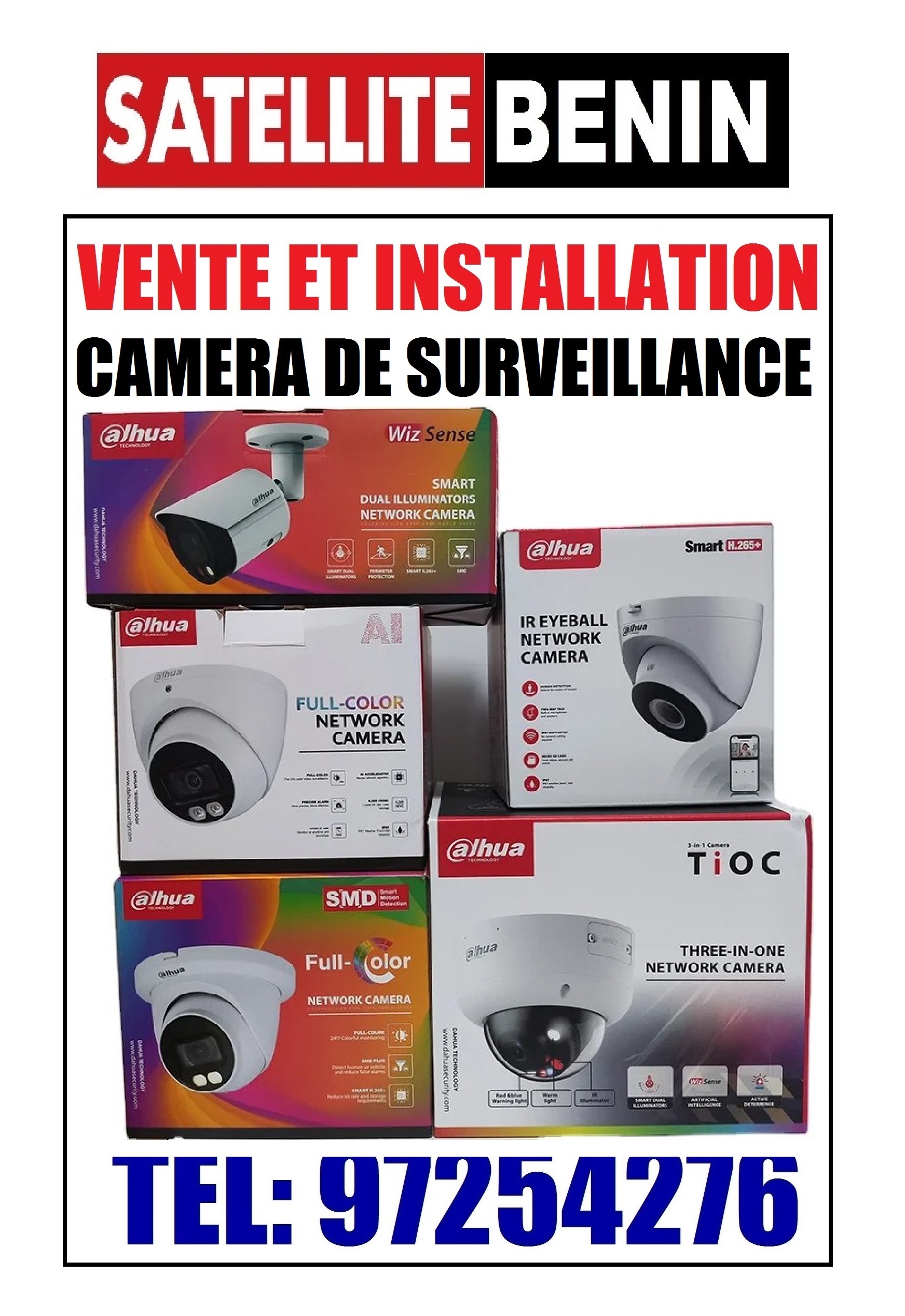 Vente et installation des cameras de toutes les marques