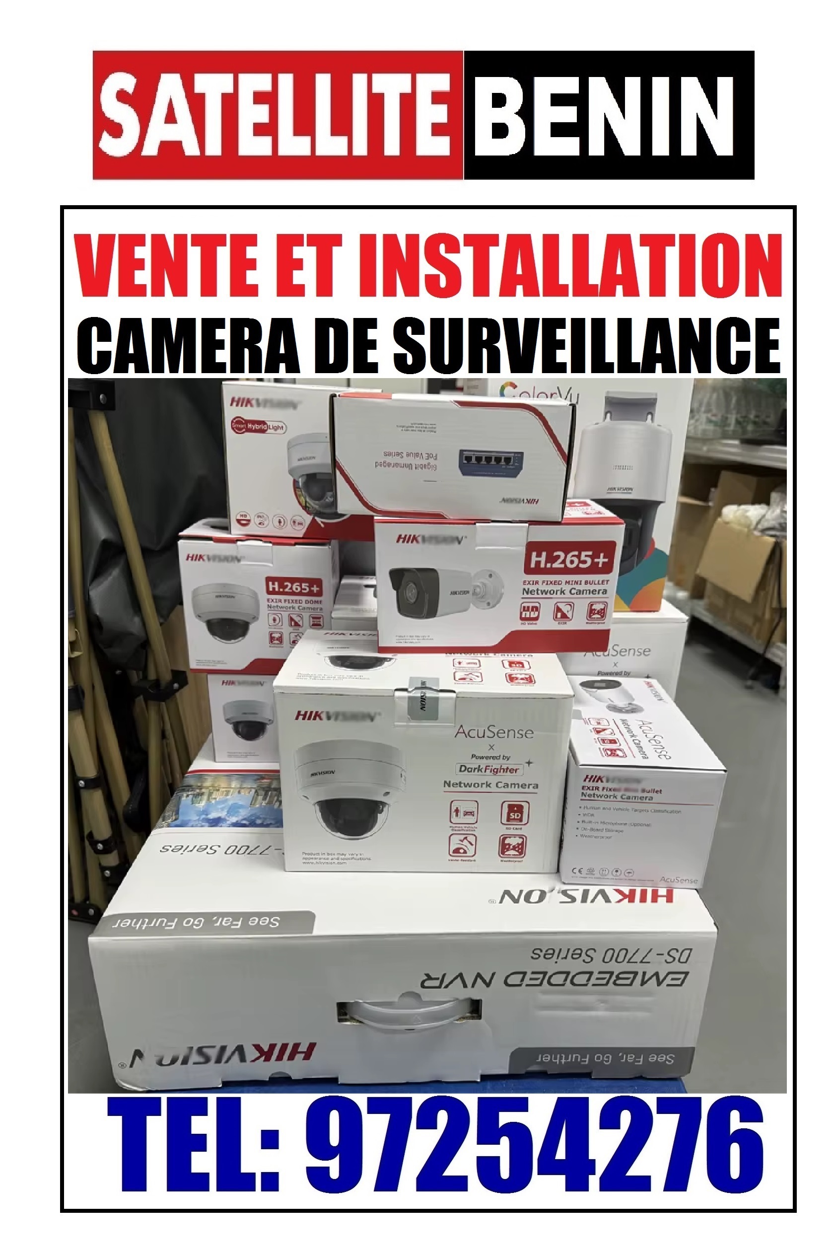 Vente et installation des cameras de toutes les marques