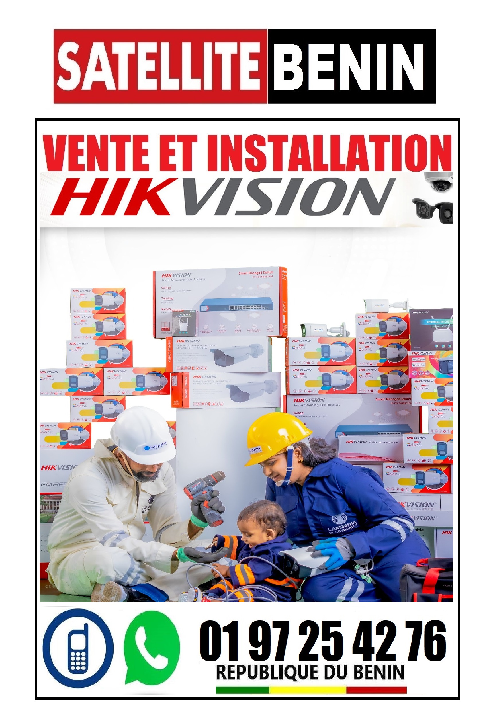 Vente et installation des cameras de toutes les marques