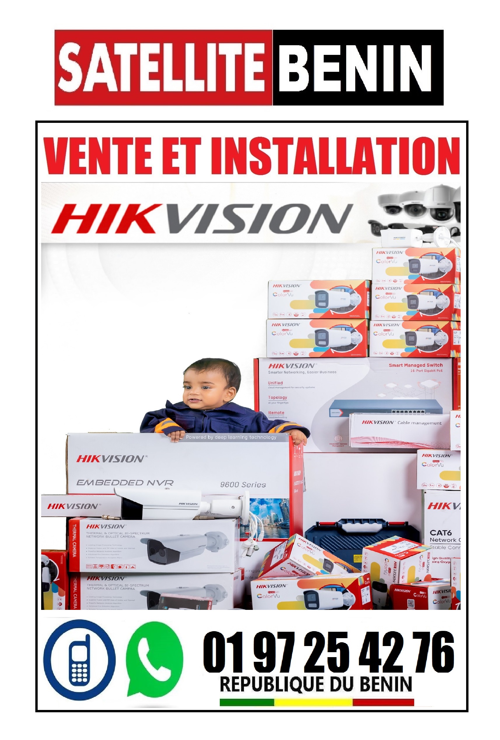 Vente et installation des cameras de toutes les marques