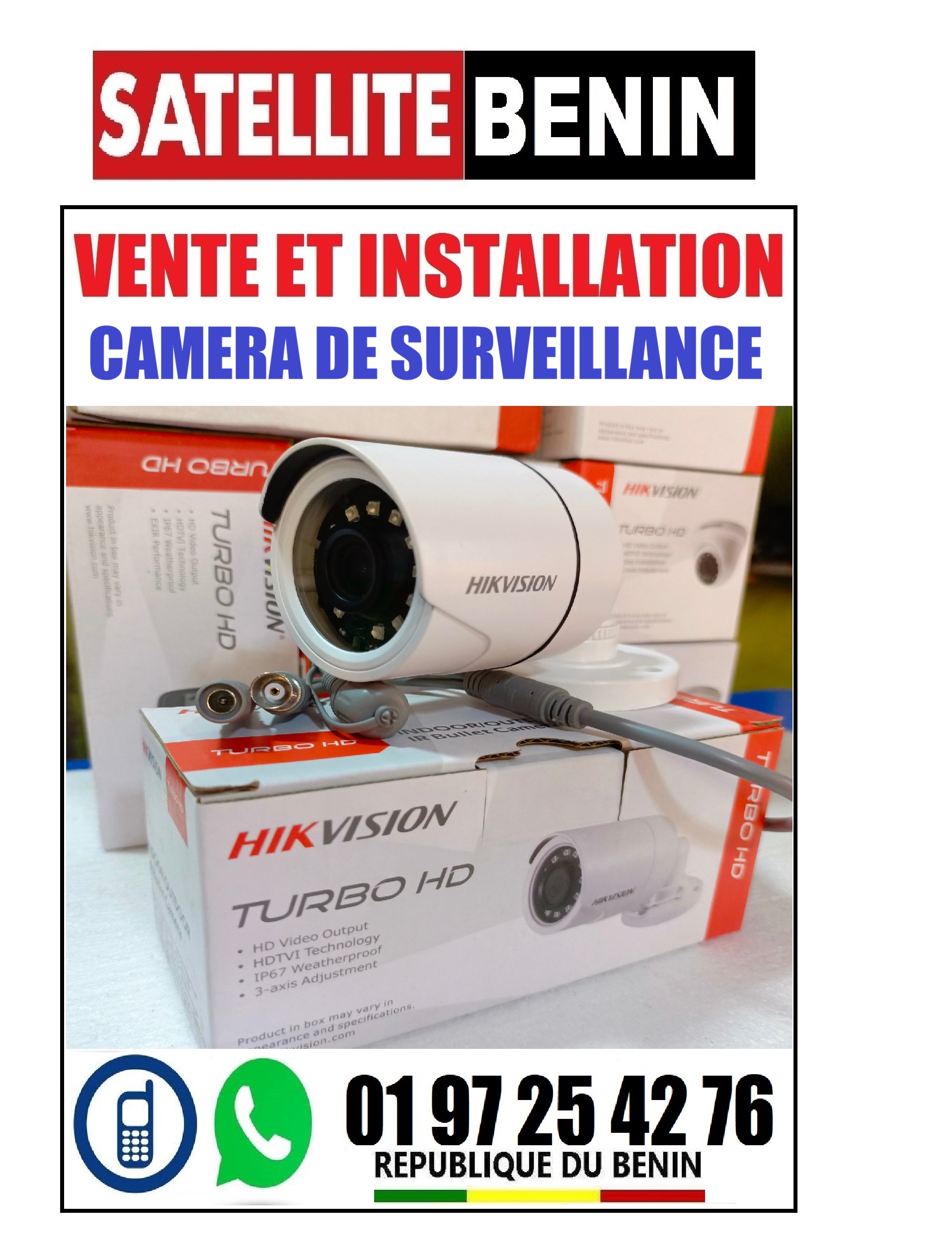 Vente et installation des cameras de toutes les marques