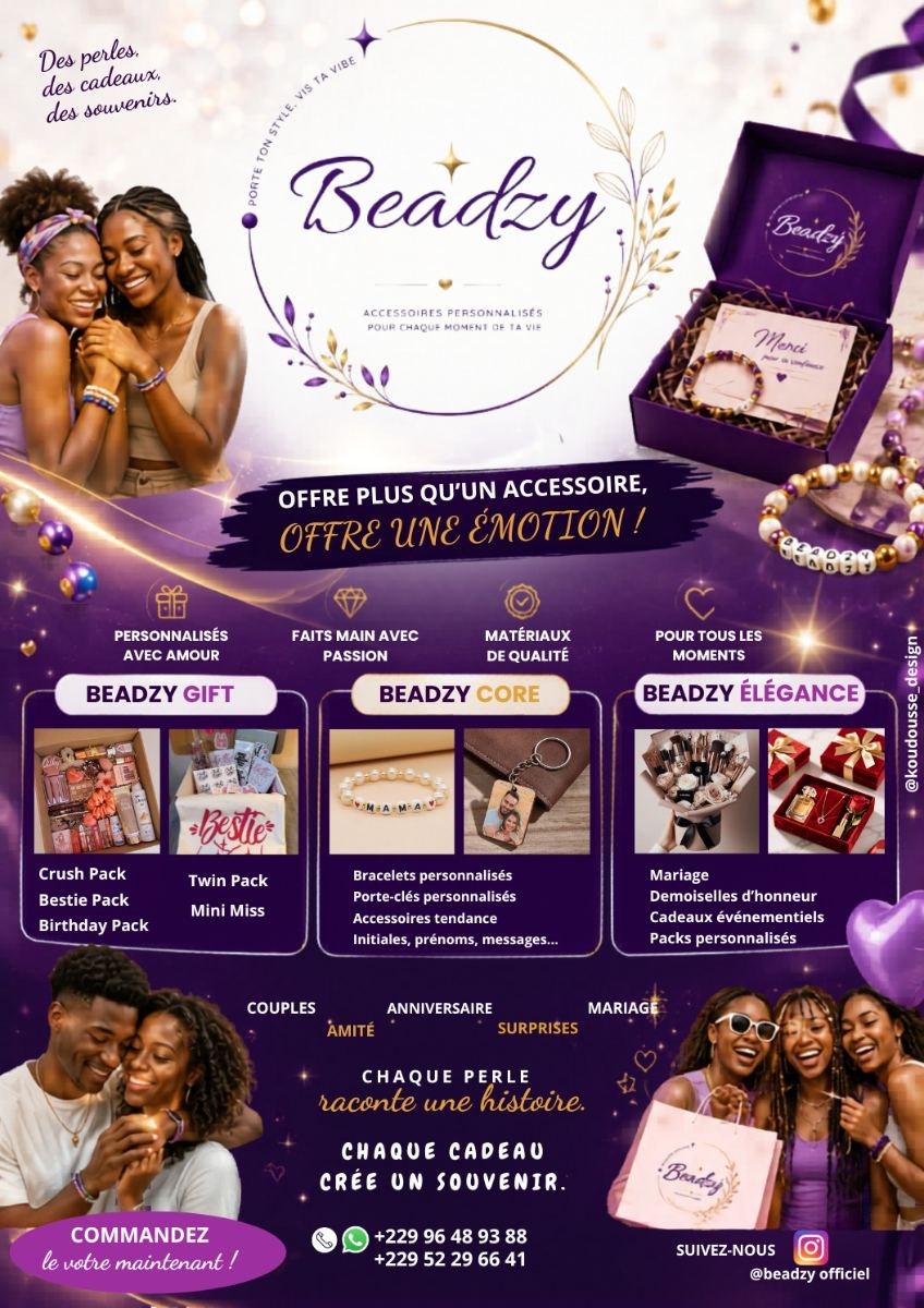 Pack beadzy( anniversaire, mariage, bestie)