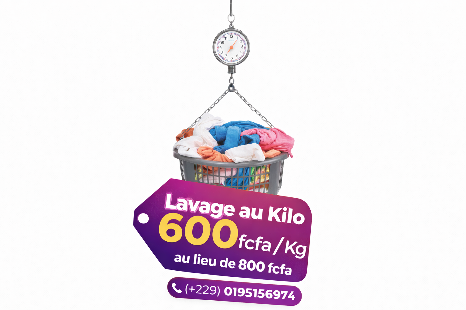 Lavage au kilo