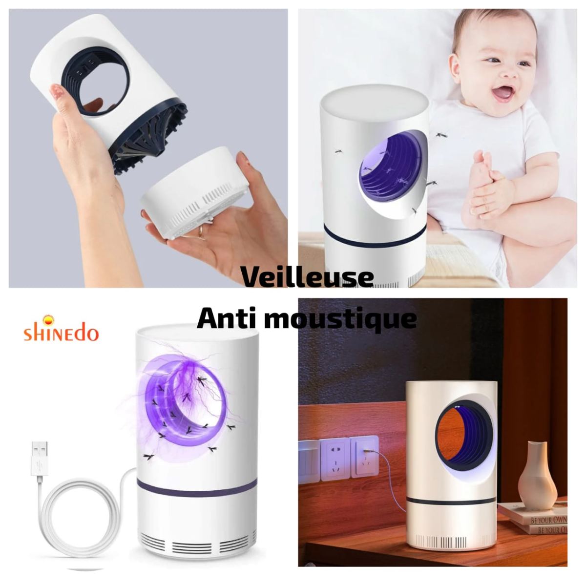 Ensemble Veilleuse Anti-Moustique à nouveau disponible