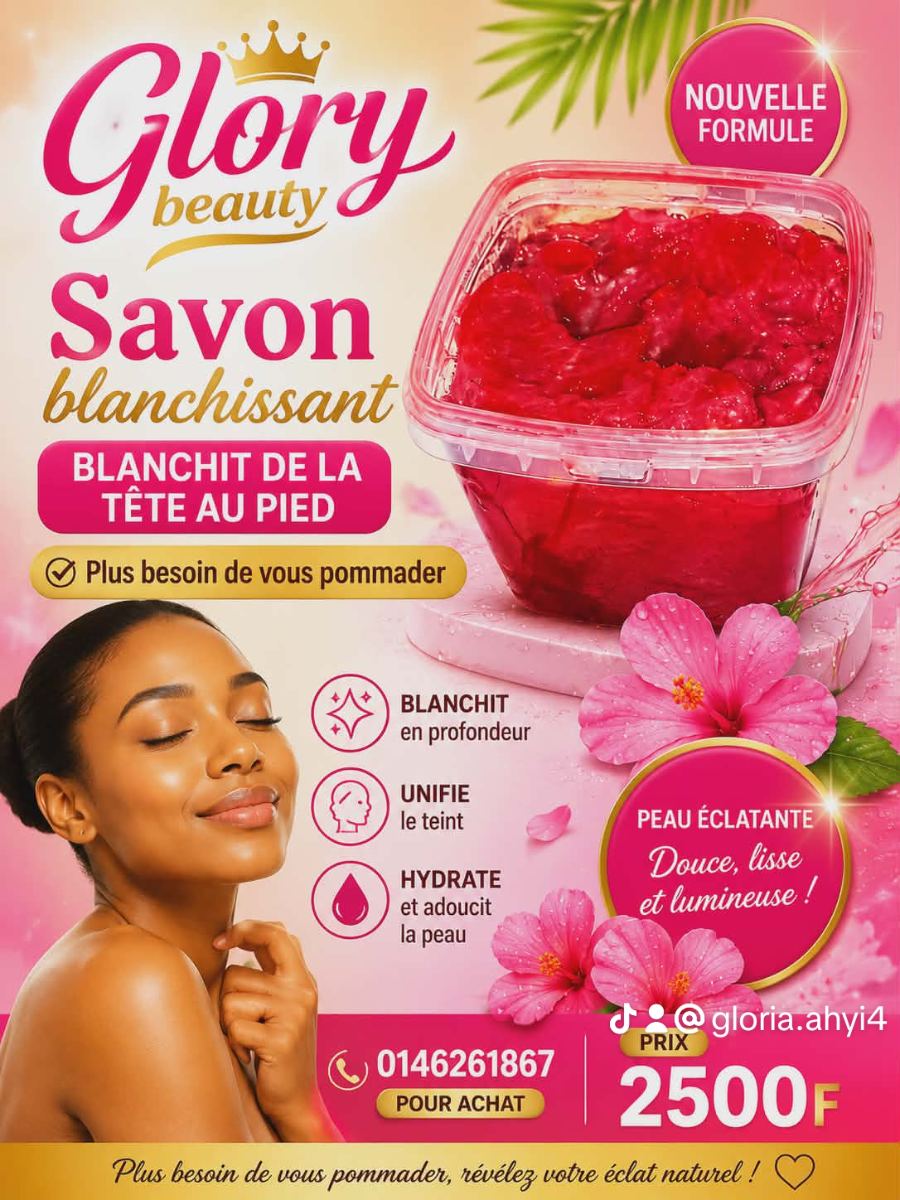 Vente de savon cosmétiques