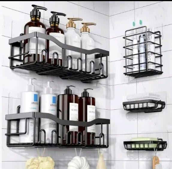 Étagère de douche lot de 5