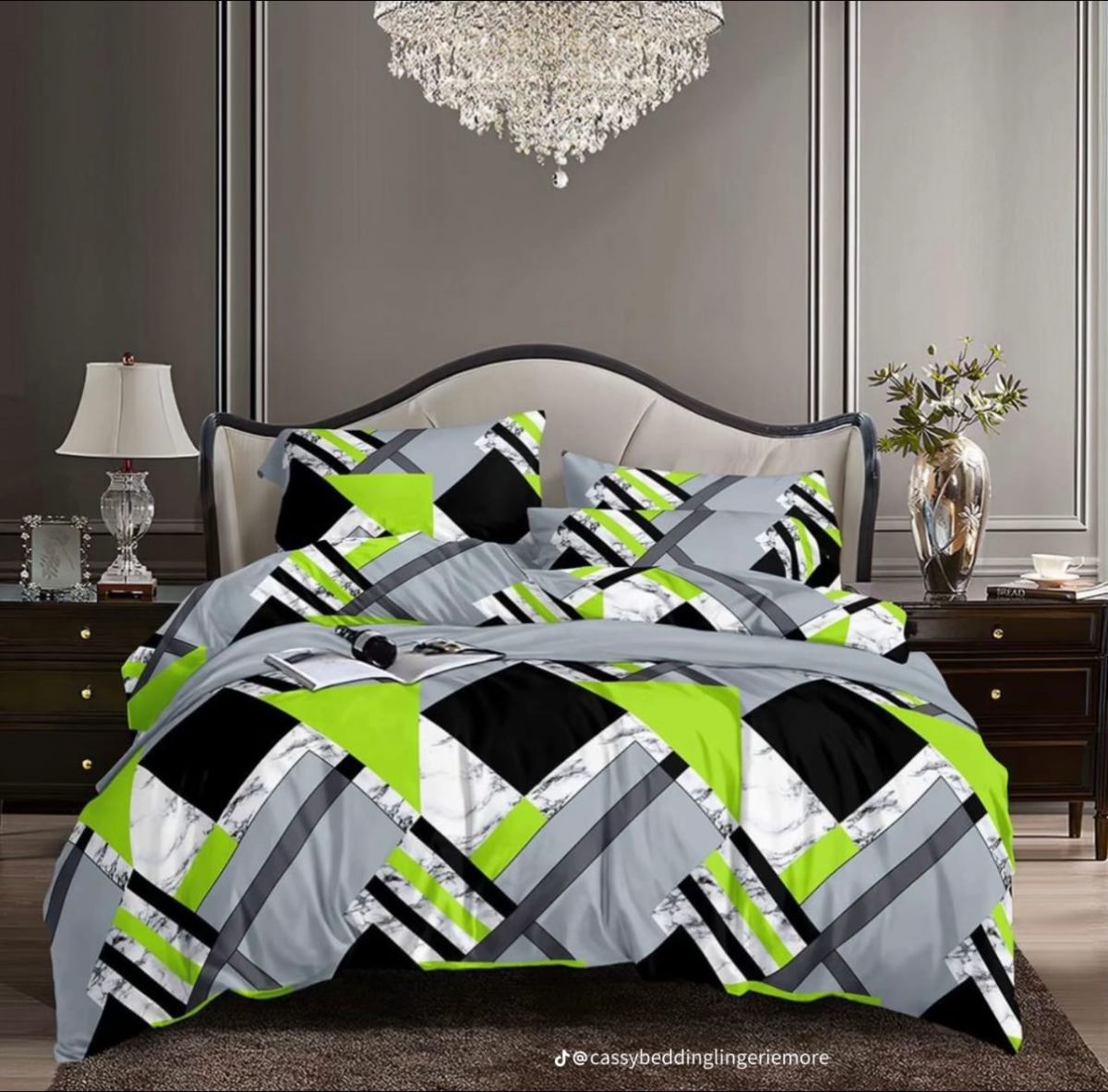 Draps avec couettes