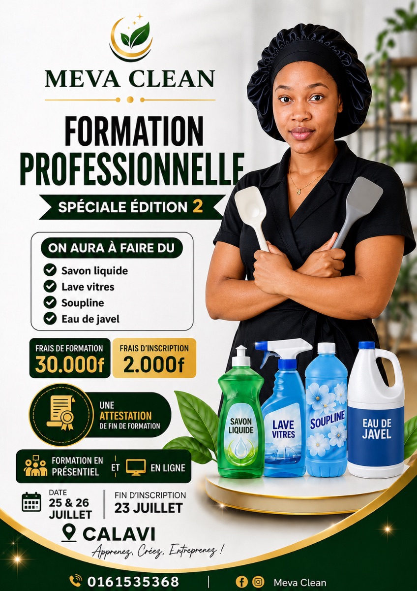 Formation pratique et  en fabrication de produits ménagers