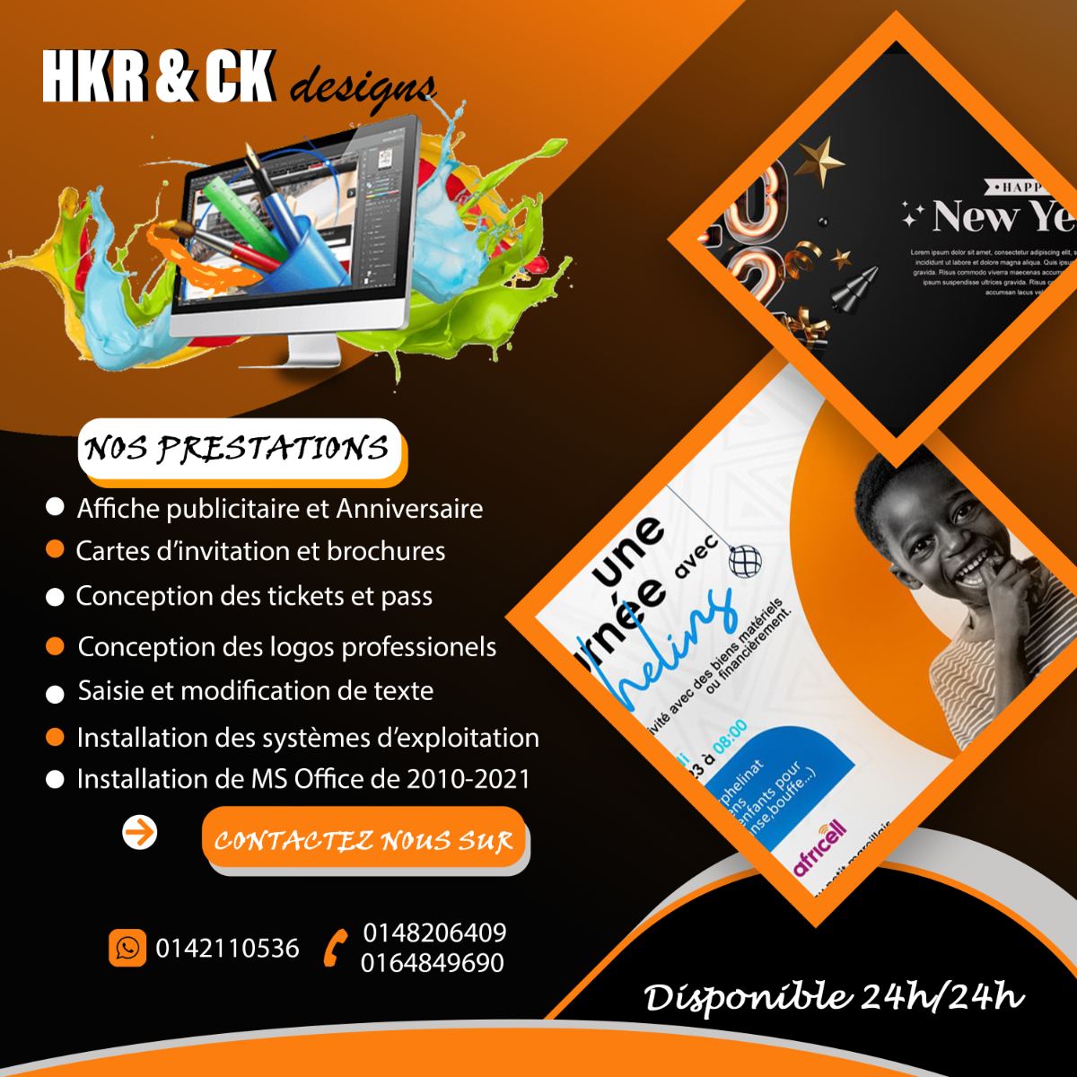 Affiches , Sites Webs, CV, Photos , et autres documents judiciaires