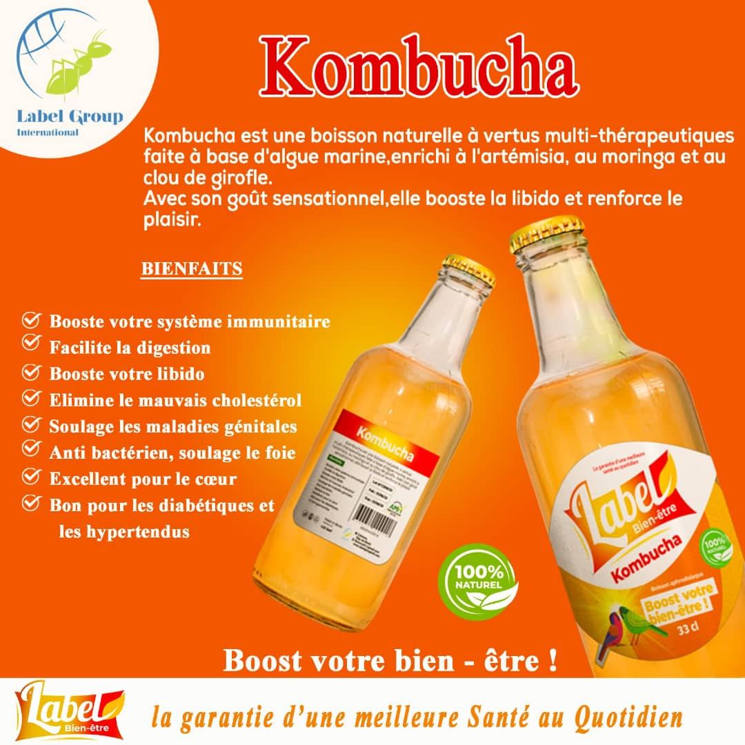 Label Kombucha du bien-être