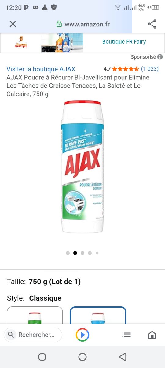 Ajax poudre