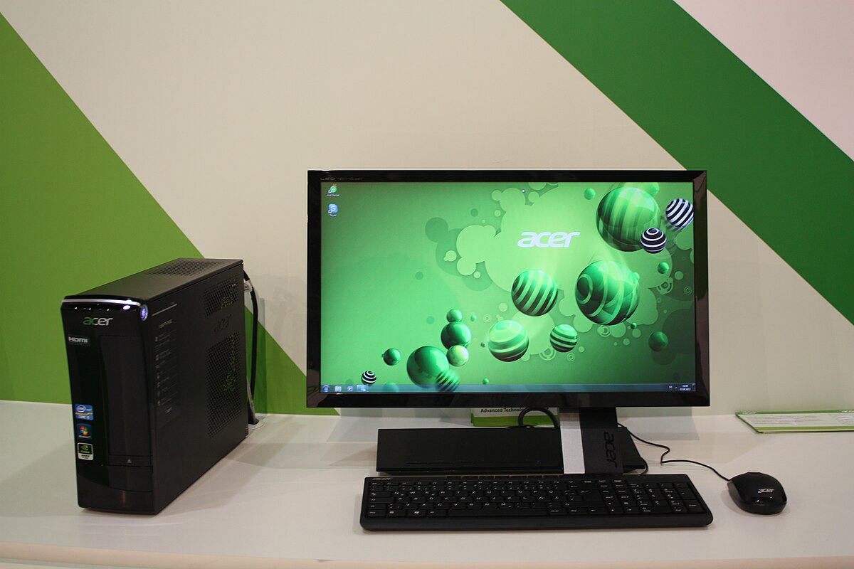 PC de bureau Tour et écran 19