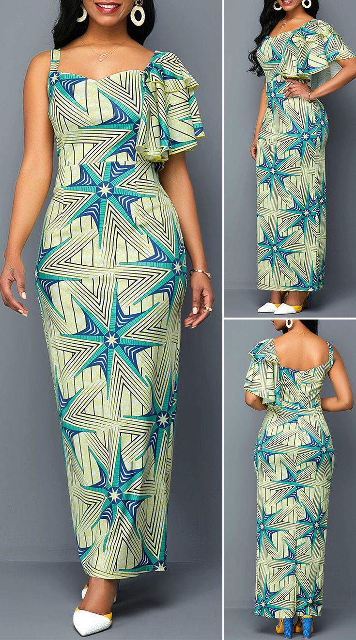 Robe en pagne africain cousue main