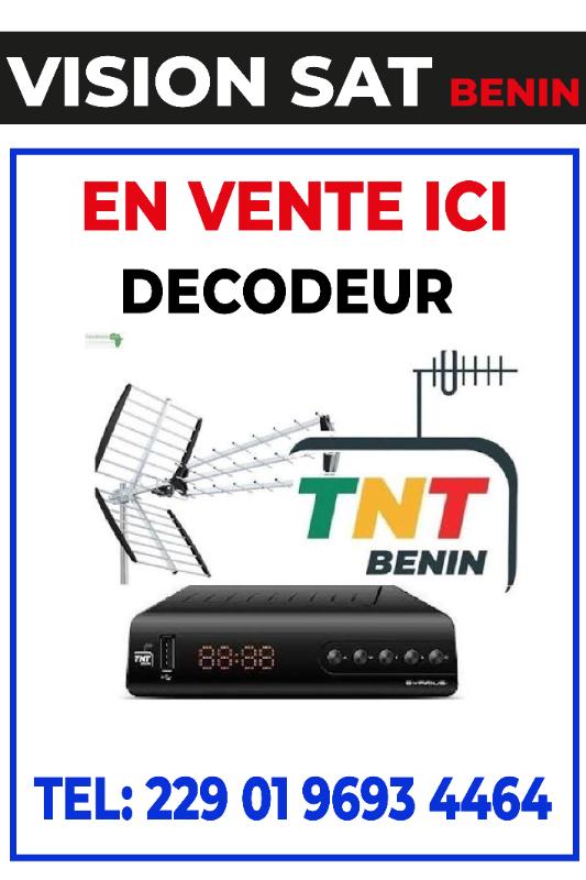 DÉCODEUR TNT AVEC L'ANTENNE