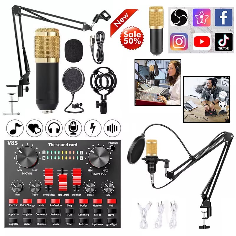Kit microphone de studio disponible immédiatement