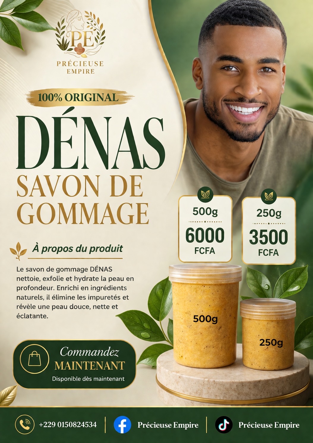 Savon Gommage Homme Dénas