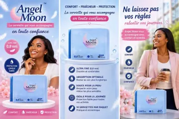 Serviette hygiénique thérapeutique angel-moon
