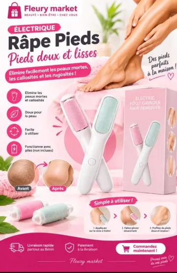 râpe électrique pour pieds