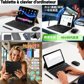 Tablette à clavier d’ordinateur
