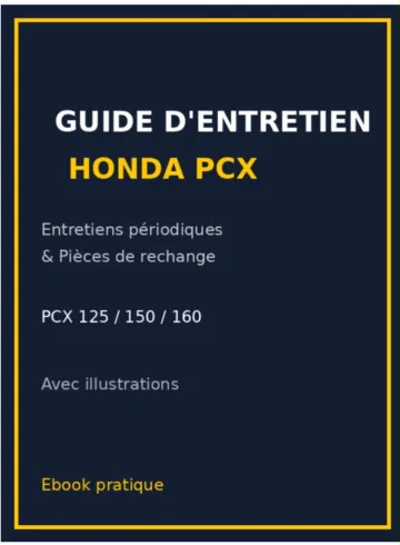 Guide d’entretien de moto PCX